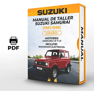 Manual de Taller Suzuki Samurai (1981-1998) Español Diagrama Eléctrico
