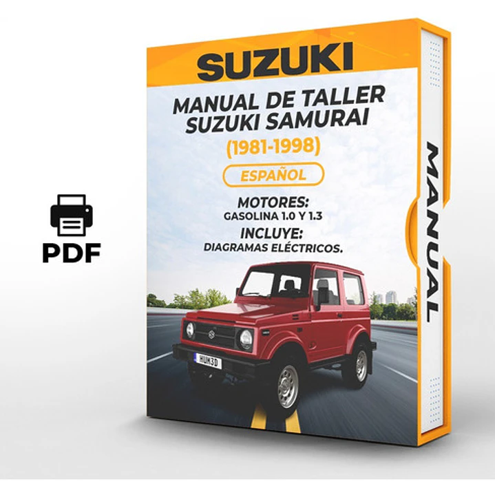 Manual de Taller Suzuki Samurai (1981-1998) Español Diagrama Eléctrico 1