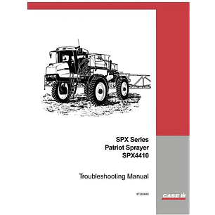 Manual de solución de problemas Patriot SPX4410 de Case IH Tractor