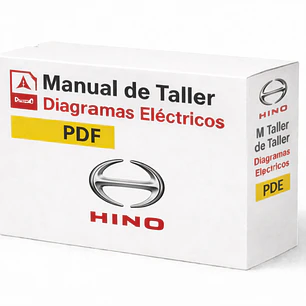 Manual De Taller Y Diagrama Eléctrico Hino 300 En Español 