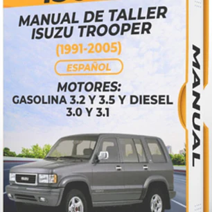 Manual de Taller Isuzu Trooper (1991-2005) Español Diagrama Eléctrico