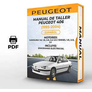 Manual de Taller Peugeot 406 (1995-2004) En Español Diagrama Eléctrico