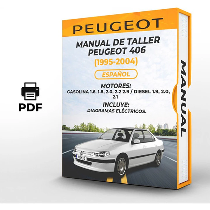 Manual de Taller Peugeot 406 (1995-2004) En Español Diagrama Eléctrico 1