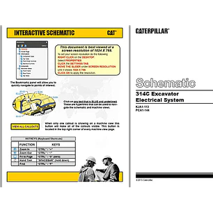 Sistema eléctrico CAT 314C 204-1879