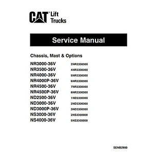 Manual de servicio CATERPILLAR NR_SENB2900