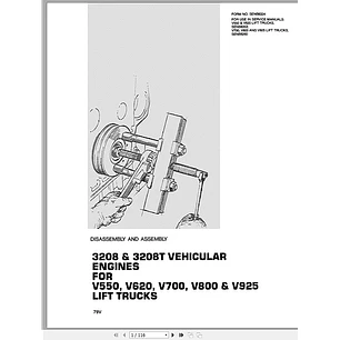 Manual de servicio Caterpillar V180C V200C V200C STR V225C