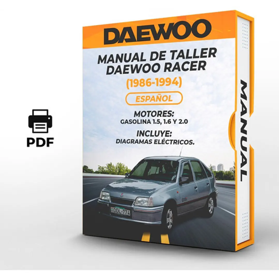Manual de Taller Daewoo Racer (1986-1994) Español Diagrama Eléctrico 1