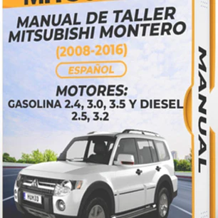 Manual de Taller Mitsubishi Montero (2008-2016) Español Diagrama Eléctrico
