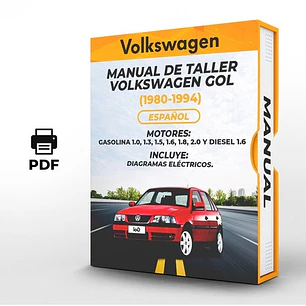 Manual de Taller Volkswagen Gol (1980-1994) Español Diagrama Eléctrico