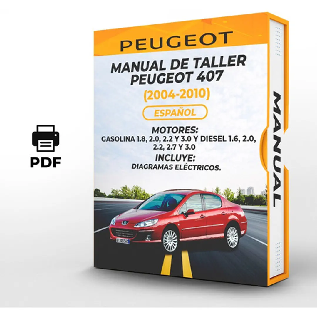 Manual de Taller Peugeot 407 (2004-2010) Español Diagrama Eléctrico 1