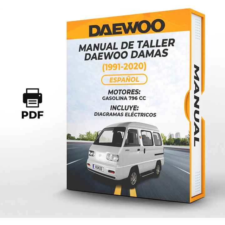 Manual de Taller Daewoo Damas (1991-2020) Español Diagrama Eléctrico 1
