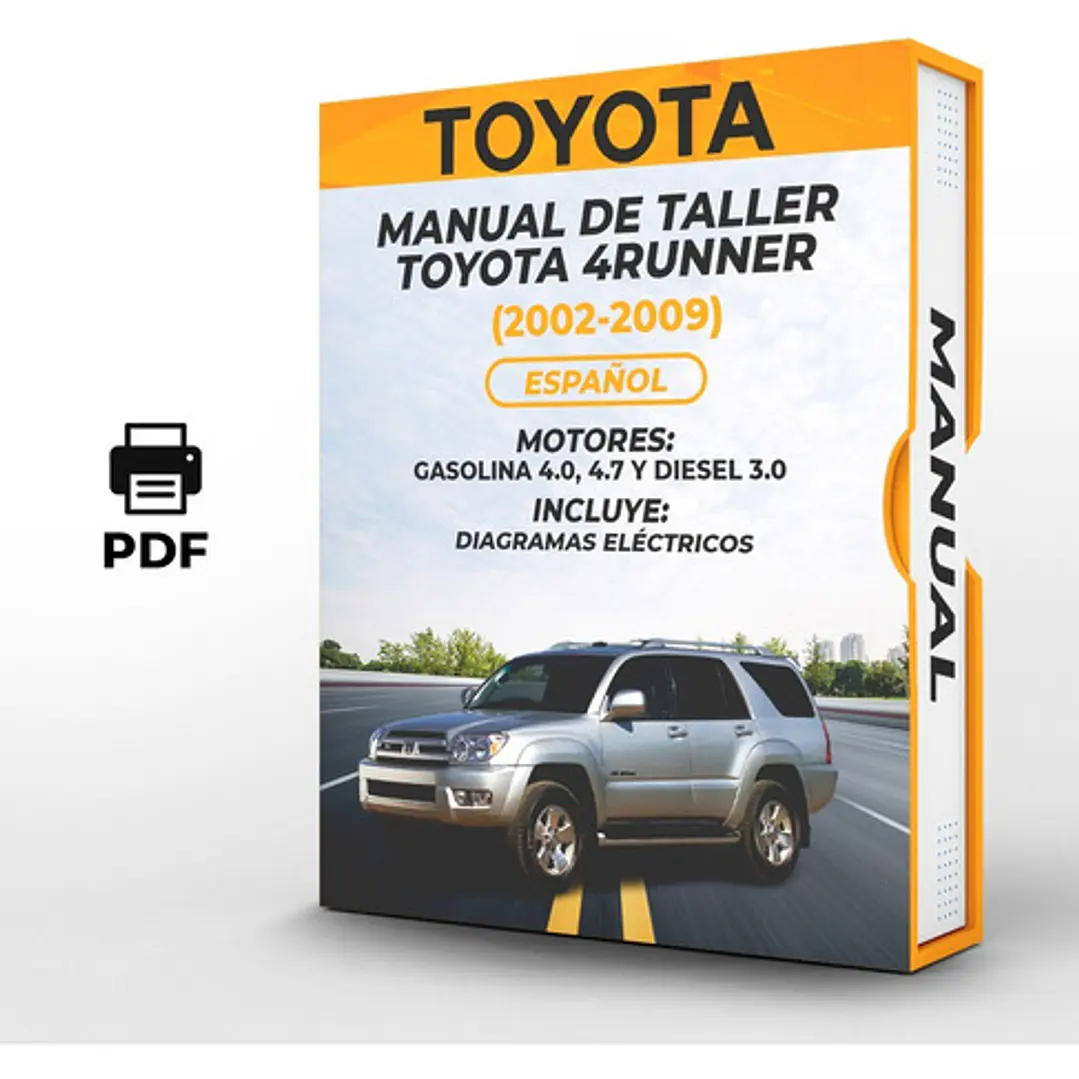 Manual de Taller Toyota 4runner (2002-2009) Español Diagrama Eléctrico 1