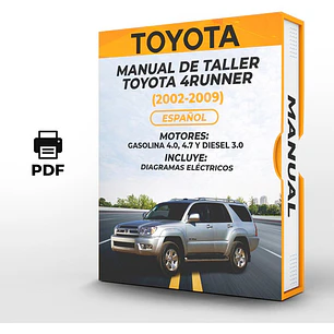 Manual de Taller Toyota 4runner (2002-2009) Español Diagrama Eléctrico