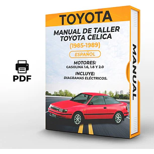 Manual de Taller Toyota Celica (1985-1989) Español Diagrama Eléctrico