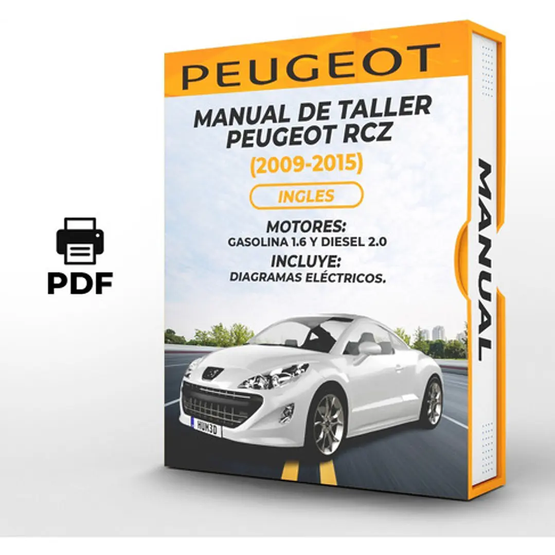 Manual de Taller Peugeot Rcz (2009-2015) Ingles Diagrama Eléctrico 1