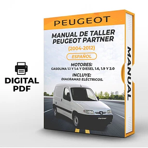 Manual de Taller Peugeot Partner (2004-2012) Español Diagrama Eléctrico