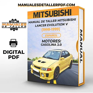 Manual de Taller Mitsubishi Lancer Evolution V 1998-1999 Diagrama Eléctrico