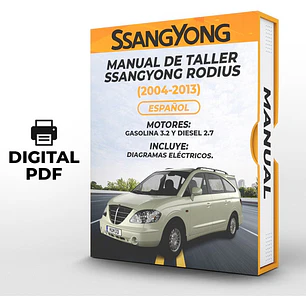 Manual de Taller Ssangyong Rodius (2004-2013) Español   Diagrama Eléctrico
