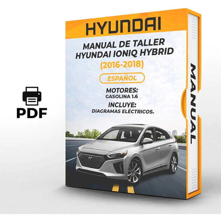 Manual de Taller Hyundai Ioniq Hybrid (2016-2018) Español Diagrama Eléctrico 1