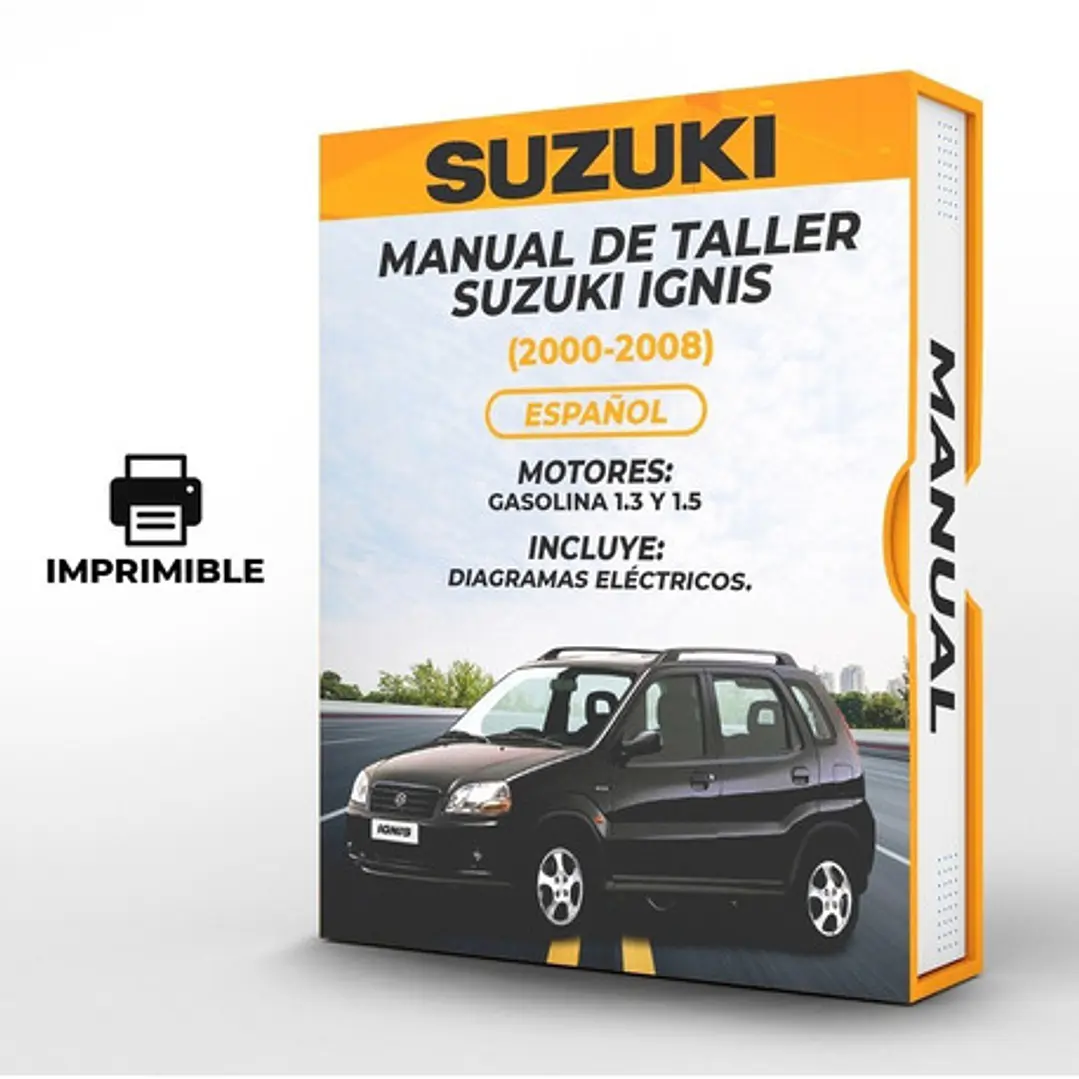 Manual de Taller Suzuki Ignis (2000-2008) Español Diagrama Eléctrico 1