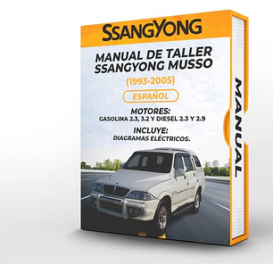 Manual de Taller Ssangyong Musso (1993-2005) Español Diagrama Eléctrico