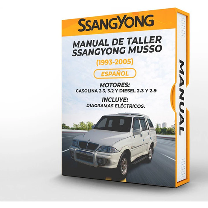 Manual de Taller Ssangyong Musso (1993-2005) Español Diagrama Eléctrico 1