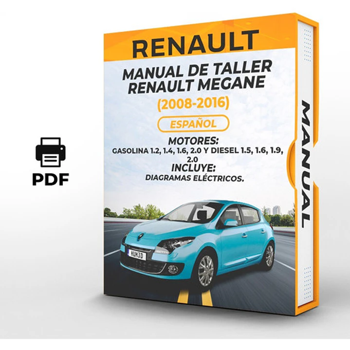 Manual de Taller Renault Megane (2008-2016) Español Diagrama Eléctrico 1