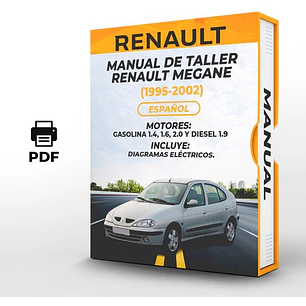 Manual de Taller Renault Megane (1995-2002) Español Diagrama Eléctrico