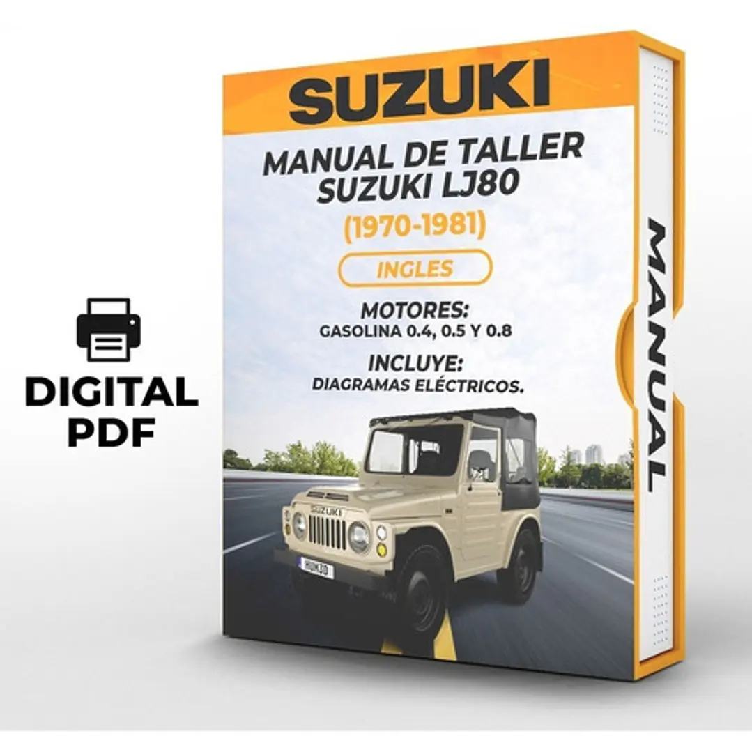 Manual de Taller Suzuki Lj80 (1970-1981) Ingles*** Diagrama Eléctrico 1