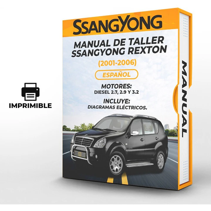 Manual de Taller Ssangyong Rexton (2001-2006) Español Diagrama Eléctrico 1
