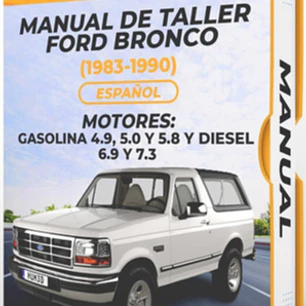 Manual de Taller Ford Bronco (1983-1990) Español Diagrama Eléctrico