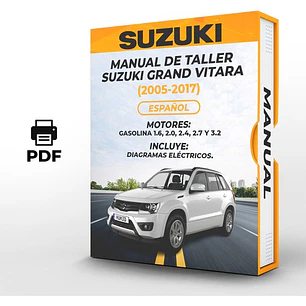 Manual de Taller Suzuki Grand Vitara (2005-2017) Español Diagrama Eléctrico