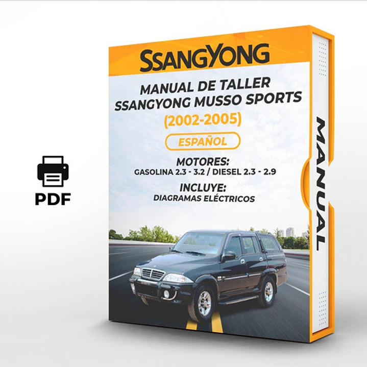 Manual de Taller Ssangyong Musso Sports (2002-2005) Diagrama Eléctrico 1