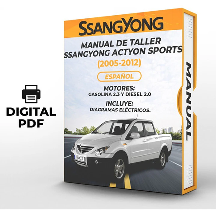 Manual de Taller Ssangyong Actyon Sports (2005-2012)  Diagrama Eléctrico 1