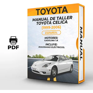 Manual de Taller Toyota Celica (1999-2006) Español Diagrama Eléctrico