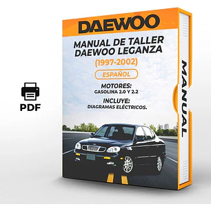Manual de Taller Daewoo Leganza (1997-2002) Español Diagrama Eléctrico