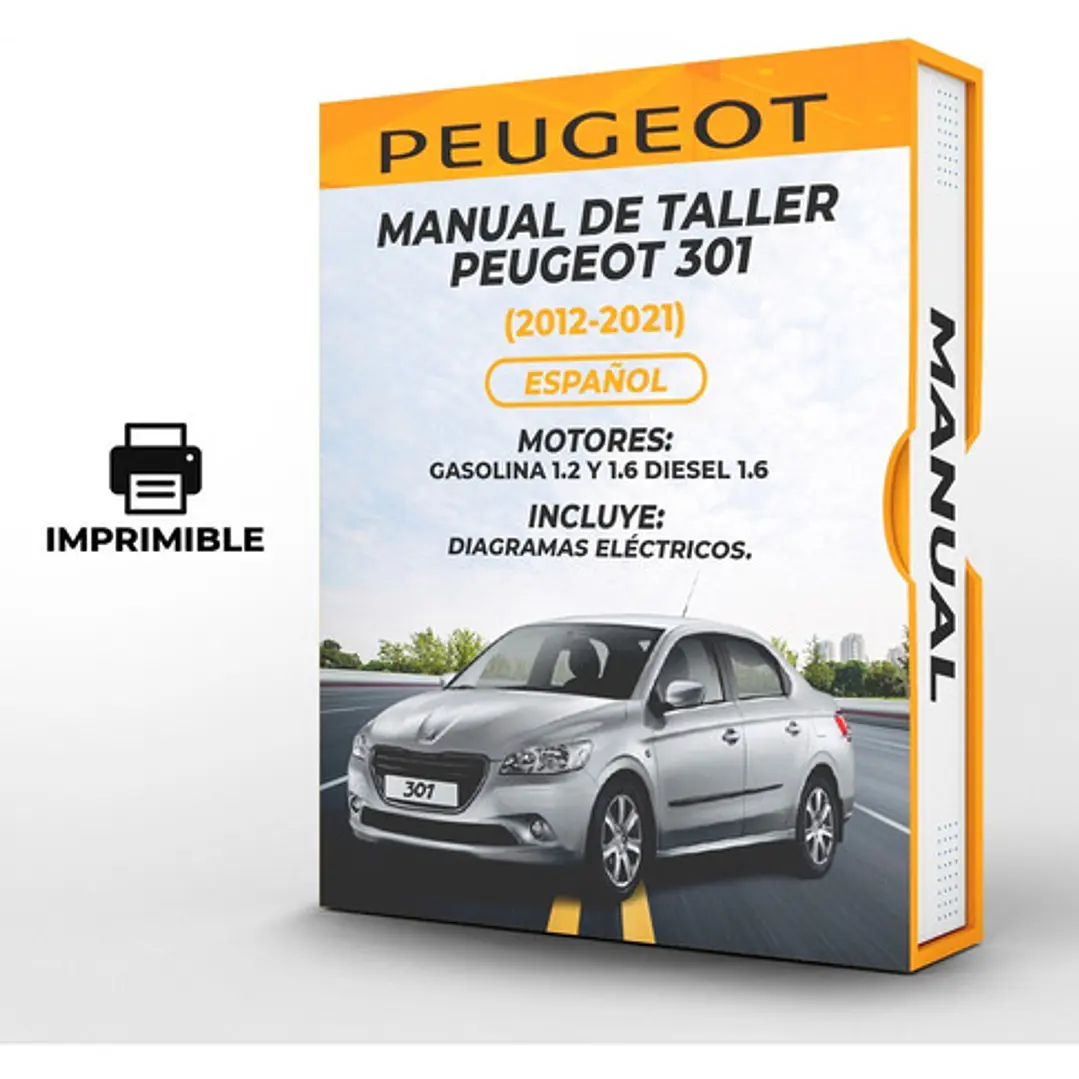 Manual de Taller Peugeot 301 (2012-2021) Español Diagrama Eléctrico 1