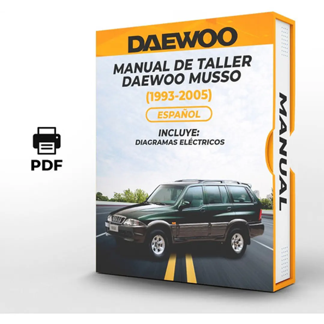 Manual de Taller Daewoo Musso (1993-2005) Español*** Diagrama Eléctrico 1