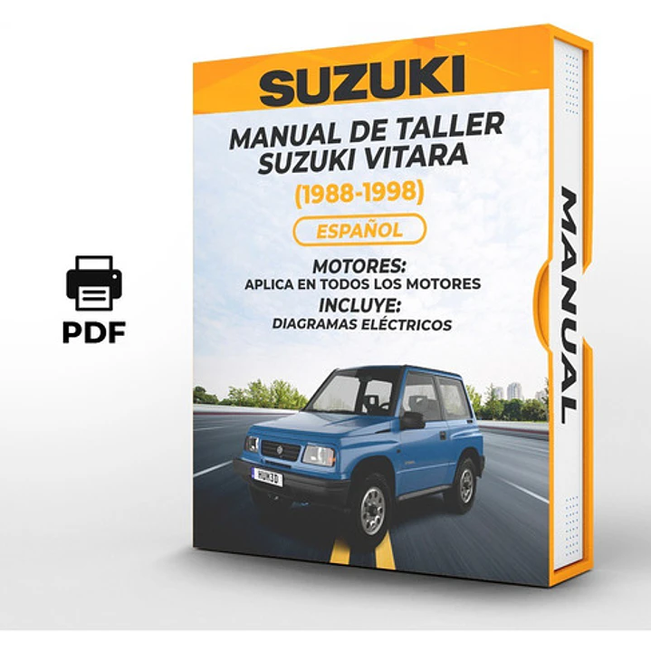 Manual de Taller Suzuki Vitara (1988-1998) Español Diagrama Eléctrico 1