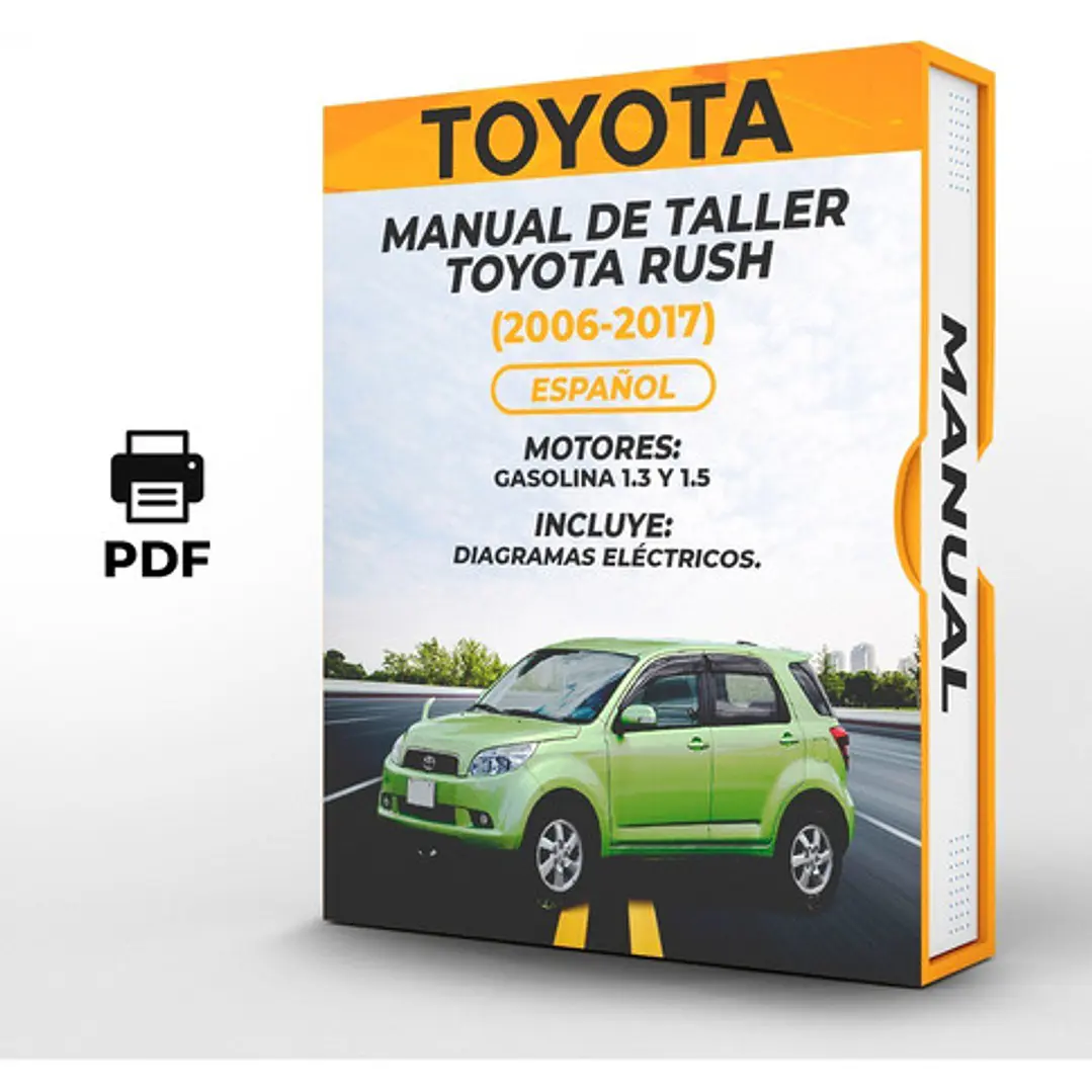 Manual de Taller Toyota Rush (2006-2017) Español Diagrama Eléctrico 1