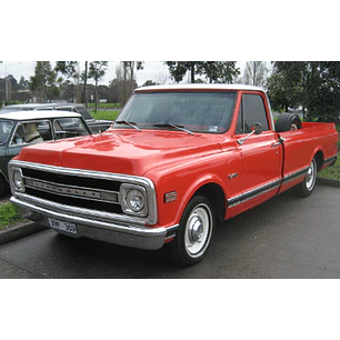 Manual de Taller Chevrolet Pickup C10 1967-1972 Ingles Diagrama Eléctrico