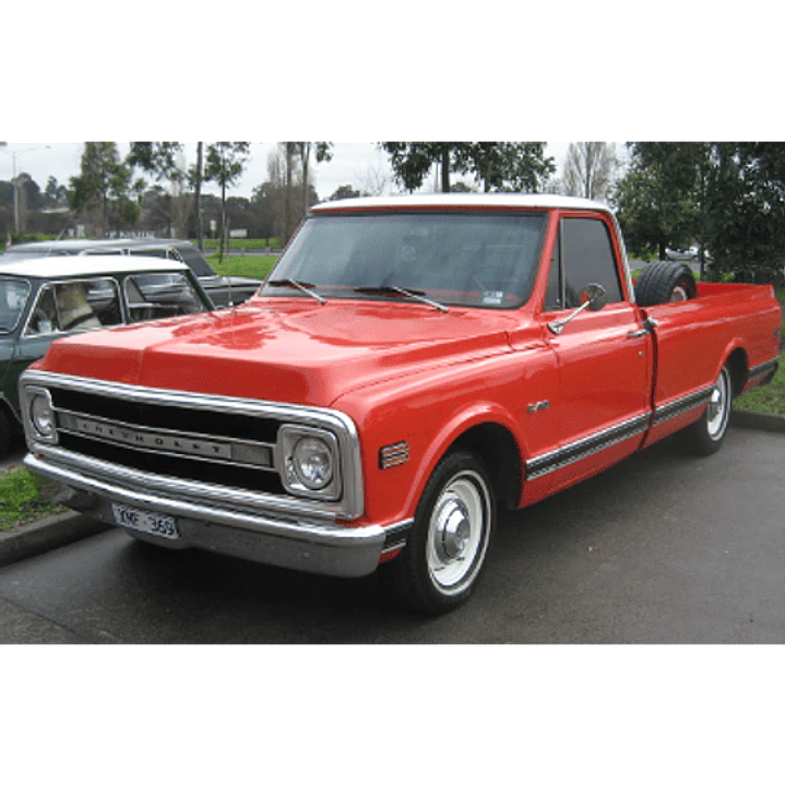 Manual de Taller Chevrolet Pickup C10 1967-1972 Ingles Diagrama Eléctrico 1