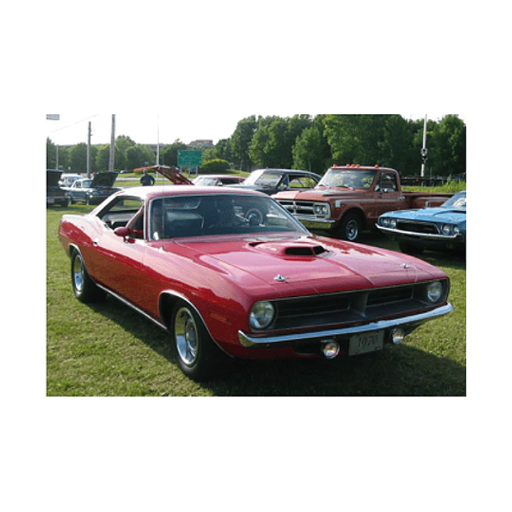 Manual De Taller Plymouth Barracuda (1970-1974) Ingles Diagrama Eléctrico 1