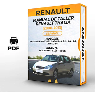 Manual de Taller Renault Thalia (2008-2013) Español Diagrama Eléctrico