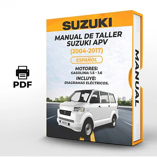 Manual de Taller Suzuki Apv (2004-2017) Español Diagrama Eléctrico
