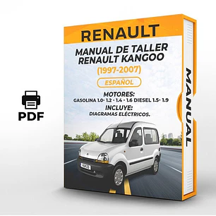 Manual de Taller Renault Kangoo (1997-2007) Español Diagrama Eléctrico