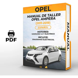 Manual de Taller Opel Ampera (2011-2019) Español Diagrama Eléctrico