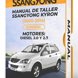Manual de Taller Ssangyong Kyron (2005-2014) Español Diagrama Eléctrico