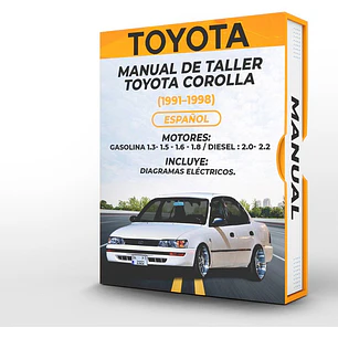 Manual de Taller Toyota Corolla (1991-1998) Español Diagrama Eléctrico