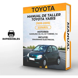 Manual de Taller Toyota Yaris (1999-2005) Español Diagrama Eléctrico